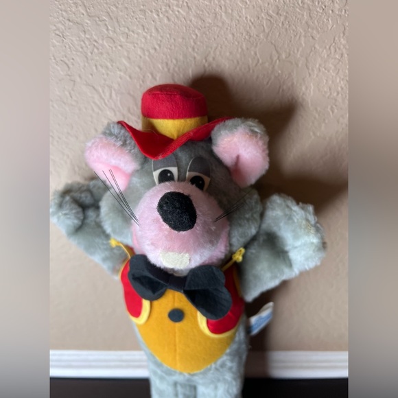 Vintage 1980’s 13.5” Chuck E. Cheese’s Pizza Time Theater Anthropomorphic Rat - Picture 2 of 9